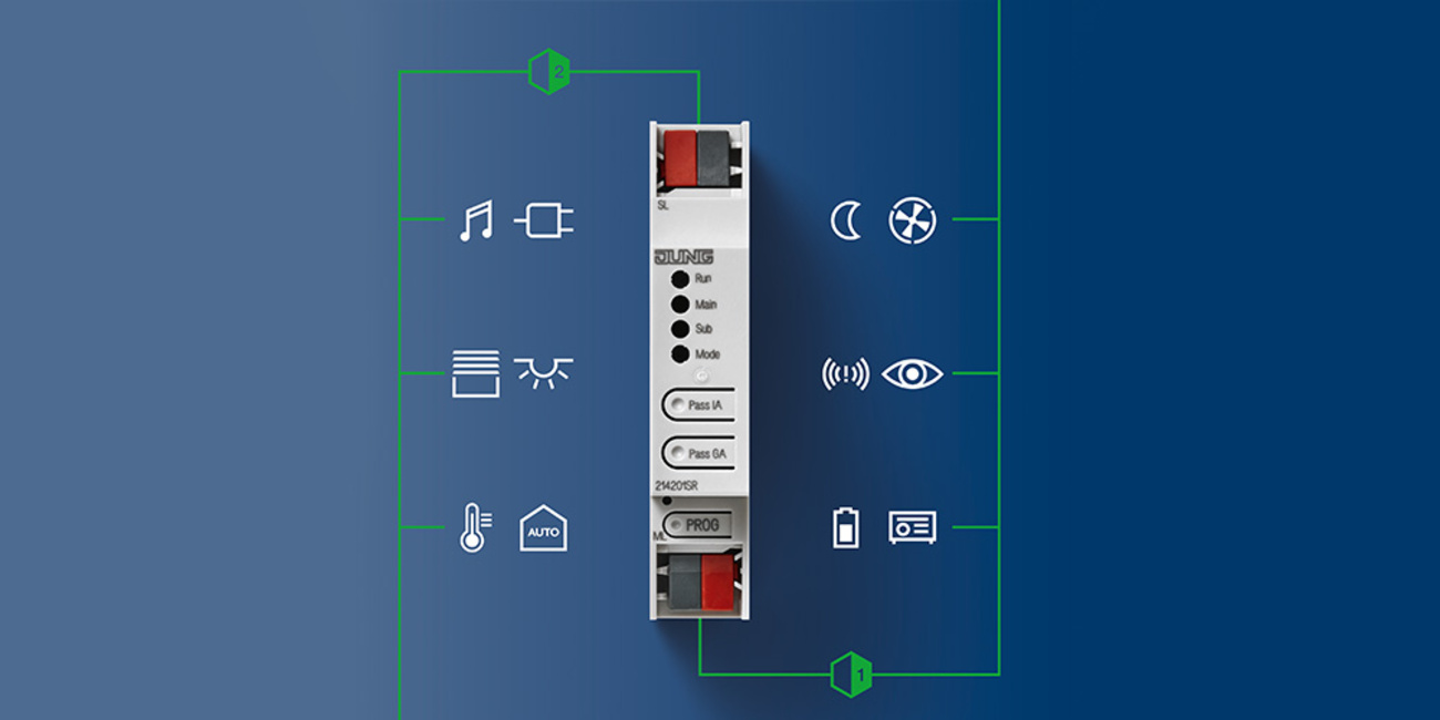 KNX Bereichs- und Linienkoppler bei Elektro Kranz GmbH in Bosenbach